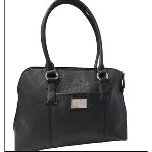 Tignanello Clean & Classic Black Saffiano Leather Satchel Handbag A255207
